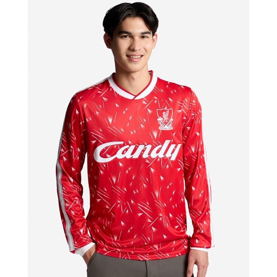 Liverpool Home Shirt 1989/91 Long Sleeves - Men's-SoccerKits Hub | Buy Soccer Jerseys Online